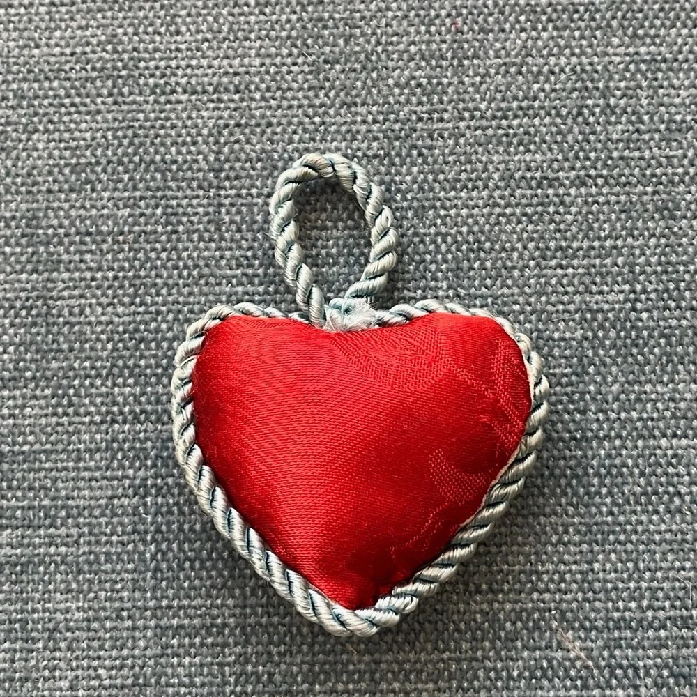 Gently Used Heart Holiday Christmas Ornament
